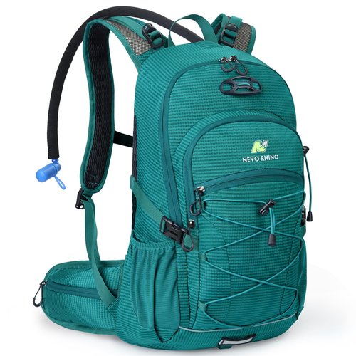 Hydration Backpack 3L Water Bladder, Hiking Water Backpack with Rain Cover, Insulation Hydration Daypack Rucksack for Cycling