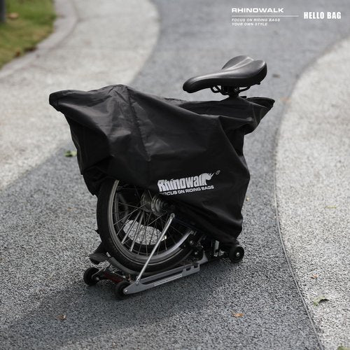 Rhinowalk Dust Cover for BROMPTON Folding Bike -Lightweight, Frame Hidden, Shielding Bike for Public Transportation, Commuting, Home Storage