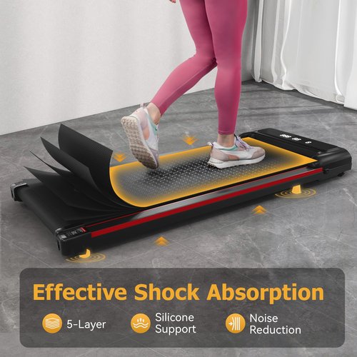 GTRACING Walking Pad Under Desk Treadmill for Home, Portable Treadmill with Remote Control, Jogging Machine 300 lbs Weight Capacity