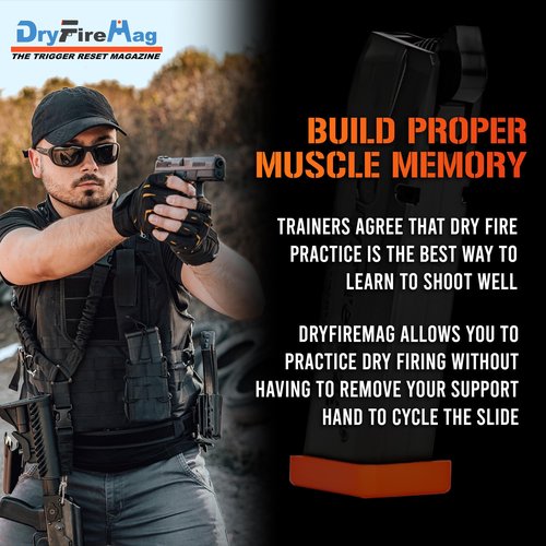 DRYFIREMAG Dry Fire Training Magazine for Smith & Wesson M&P | NOT Compatible with M&P Shield, Shield EZ, Laser Cartridges or Aftermarket Parts