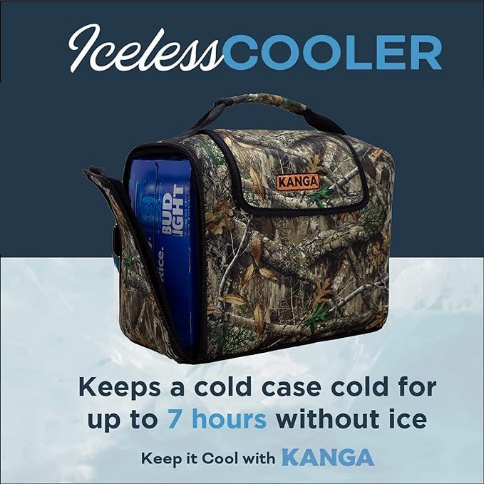 Kanga Insulated Cooler Bag - Soft Cooler Bag - Can Beer and Seltzer Drink Cooler - Insulated and Durability Tested - Kanga Kase Mate