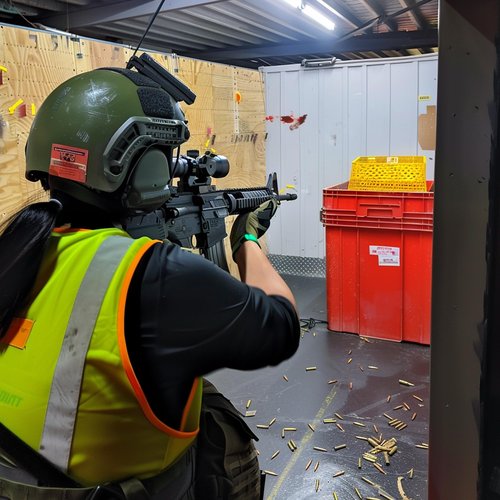 FLXzaszo Shooting Targets - Silhouette Tactical Cardboard Targets for Shooting Range Practice Competitions Self-Defense Training(20 Sheets