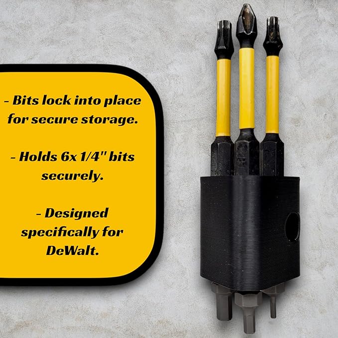 Drill Bit Holder - DeWalt, Cordless Tools, Impact Drivers, Accessories, Replace Magnetic…
