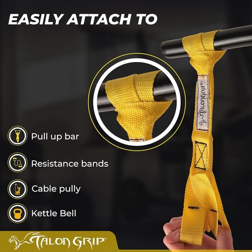 Core Prodigy Talon Pull Up Grip Strength Straps - Nylon Finger and Thumb Loops for Grip Training, Rock Climbing, Hand and Arm Strengthener