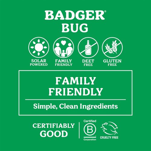 Badger Bug Spray (4oz) & Bug Repellent Balm Stick (.6oz) - Organic Deet Free Mosquito Repellent with Citronella & Lemongrass, Natural Plant Based Family Friendly Insect Repellent