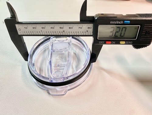 AICMEI 2 Replacement Lids for 20oz Stainless Steel Tumbler Lids-Replaces Only Covers With a Top Diameter of 3.4 inches（Bottom Diameter of 3.23 inches）
