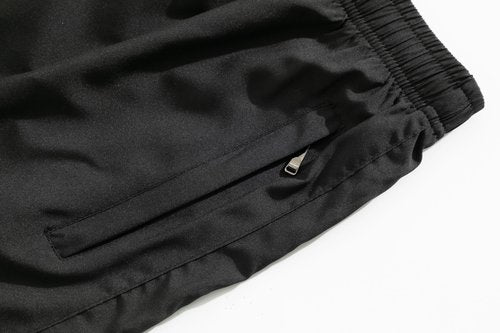 FoxQ Mens Quick Dry Athletic Running Shorts with Pockets Lightweight Workout Shorts for Sports Gym Basketball Hiking Black,3XL
