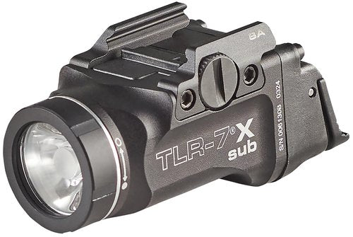 Streamlight 69408 TLR-7 X sub 500-Lumen 5000-Candela Weapon Light Designed Exclusively and Solely for Springfield Armory Hellcat, Includes Mounting Kit, Key, and Multi-Tool, Black