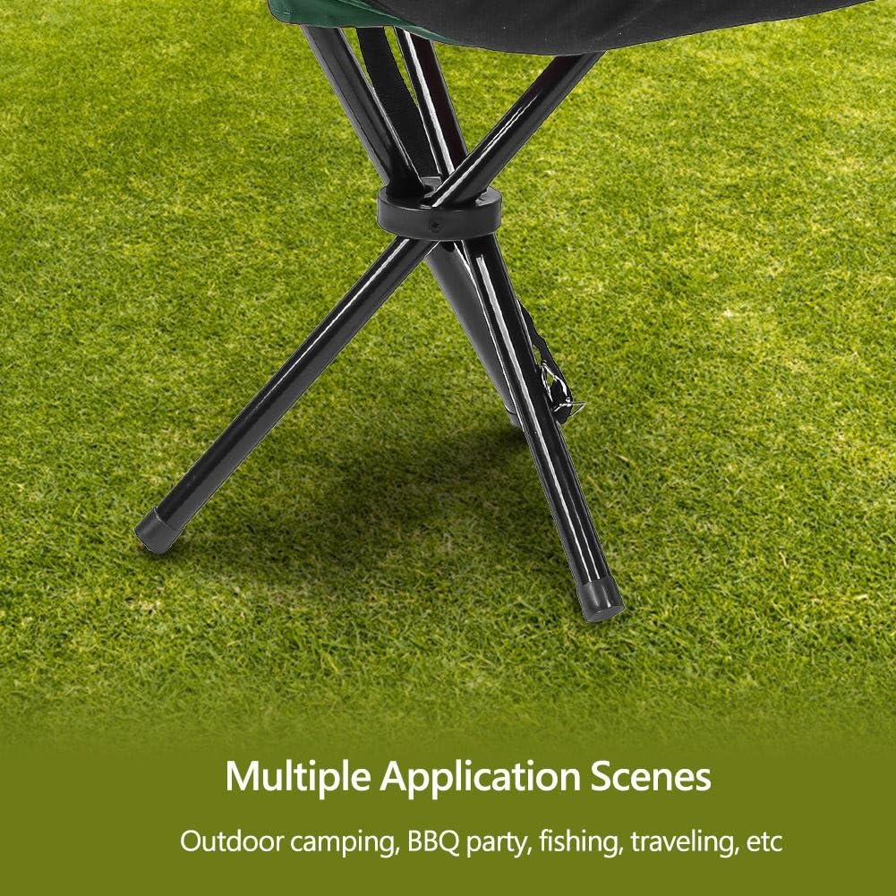 VGEBY Folding Tripod Chair, Portable Lightweight Tripod Stool for Outdoor Camping, Fishing, Hunting, Hiking, Travel