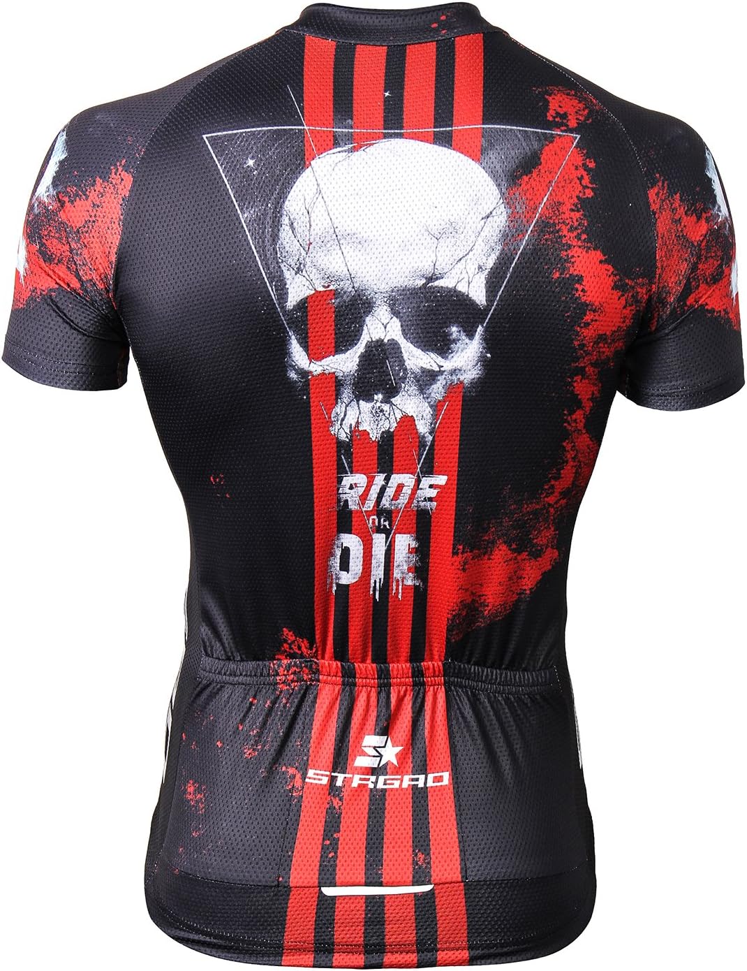 Strgao Men's Cycling Jersey Bike Short Sleeve Shirt