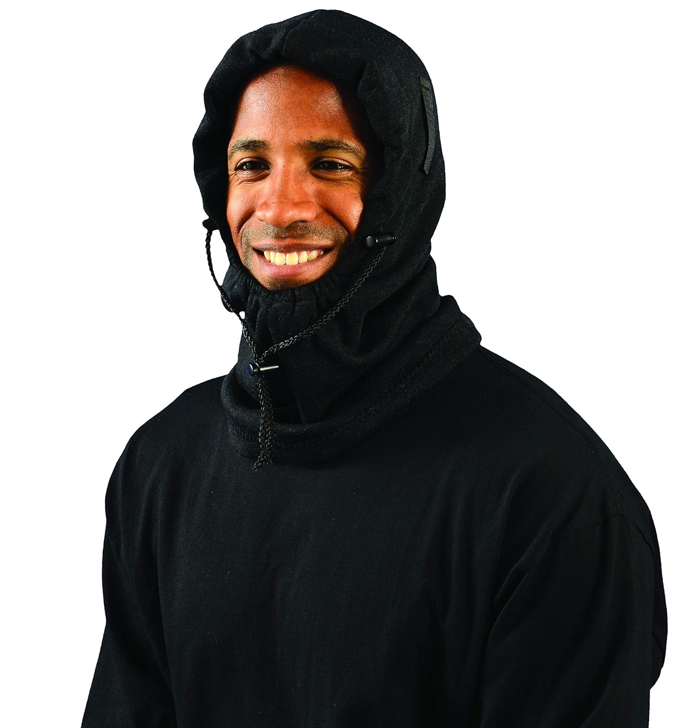 OccuNomix SFR320 Flame Resistant Hinged Balaclava, One Size Fits Most, Black