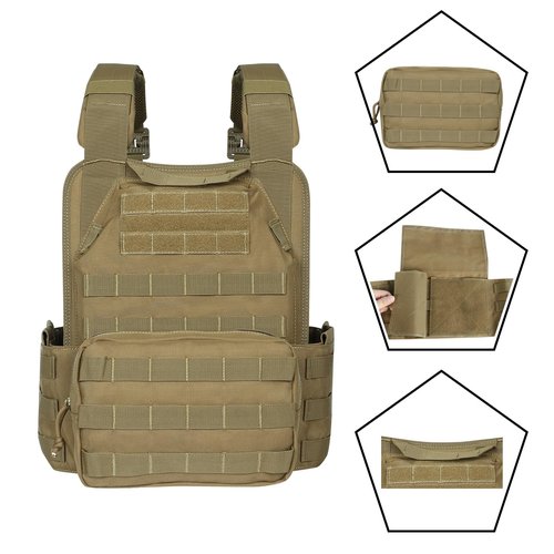 LASVENIS Quick Release Tactical Vest Lightweight Vests Adjustable Tactical Vest for Outdoor Training