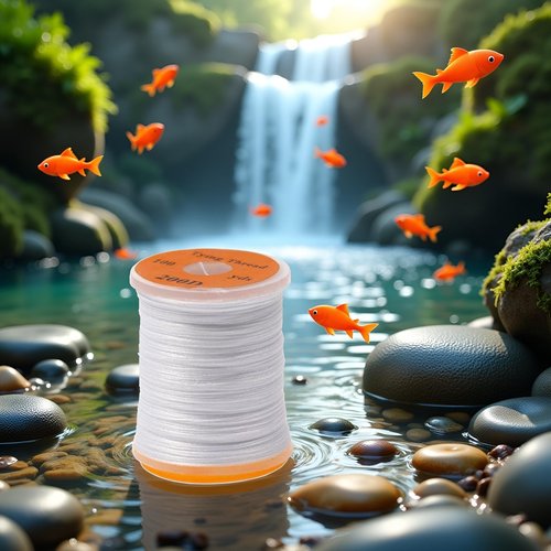 White 100Yard 200D UV Big Fly Thread Premium Strong Fly Tying Thread Spool Salmon Bass Flies Tying Thread Material Fluorescent Hunting and Fishing