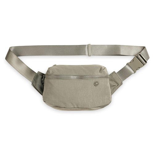 Gaiam Be Free Waist Pack, Nylon-Polyester Fanny Pack for Carrying Essentials, Lightweight Belt Bag with Interior & Exterior Pockets, Adjustable Strap, Stylish Fanny Packs for Women & Men