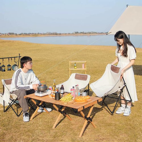 Herb Life Camping Chair, Picnic Chair, Ultralight Folding Camping Chair, Rich Pockets, Outdoor Camping, Beach, Fishing, Picnic, Lawn, Concert, Hiking Foldable Camping Chair (3.5 pounds)