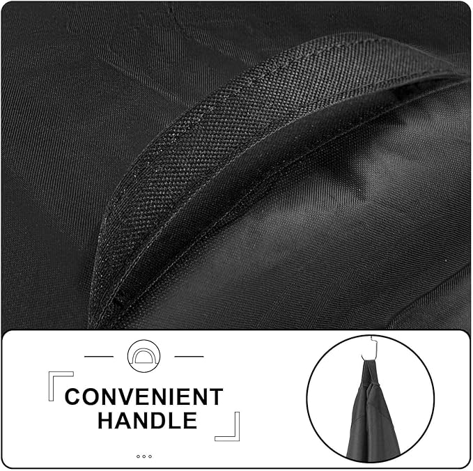 Grisun 7138 Premium Grill Cover for Weber Spirit 200 Series, Spirit E210, S210, E210, 215 Grills, Anti-Fade Waterproof UV-Resistant Gas Grill Cover, Heavy Duty BBQ Cover, 48 inches, Black