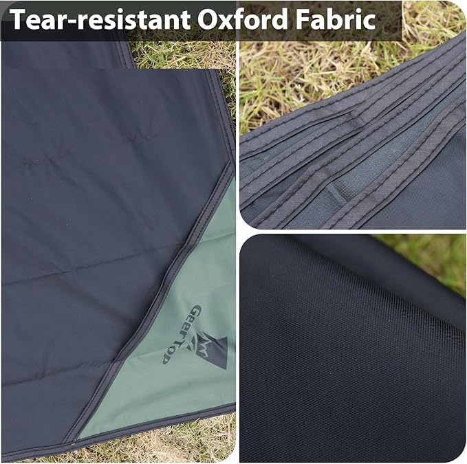 GEERTOP Portable Ultralight Tent Footprint Waterproof Ground Sheet Mat for Camping Hiking Backpacking Outdoor Picnic