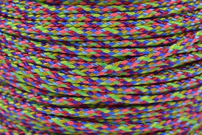 BORED? PARACORD! Nylon Micro Cord - 125 or 1000 Foot Spool Options - 70+ Colors and Patterns - 1.18mm Cord