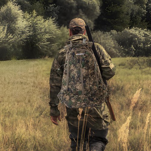 BLISSWILL Hunting Backpack with hunting seat,Lightweight Hiking Daypack,Hunting Accessories ，Camping Camouflage Bag with Rain Cover – Perfect for Hunts and Outdoor Adventures(AllSeasons Camo)