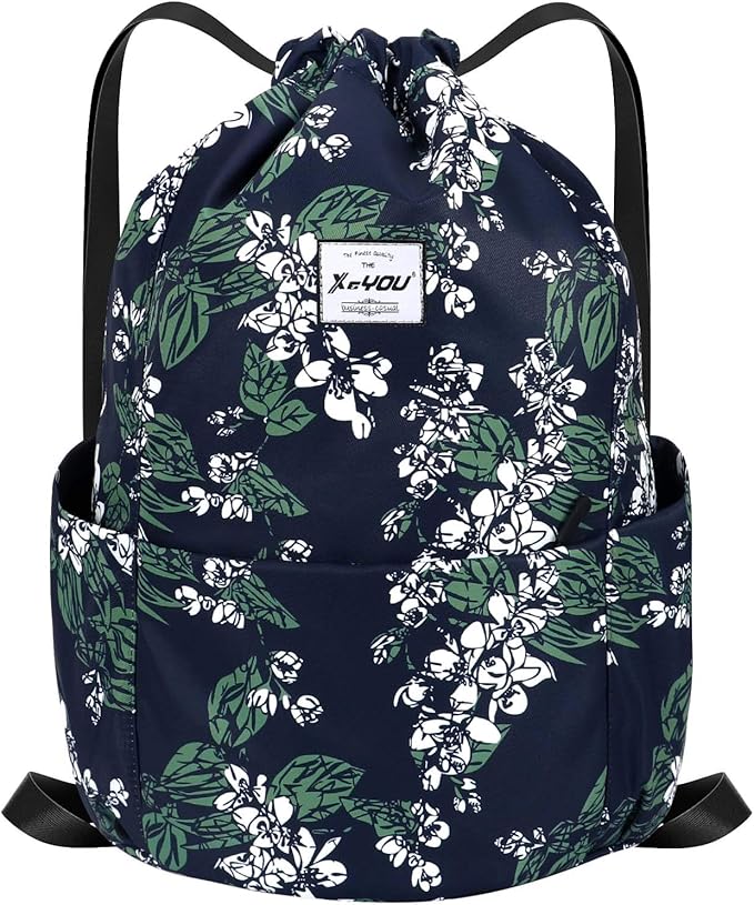 XEYOU Drawstring Sports Backpack Lightweight Gym Yoga Sackpack Shoulder Rucksack Casual Outdoor Daypack for Women and Men
