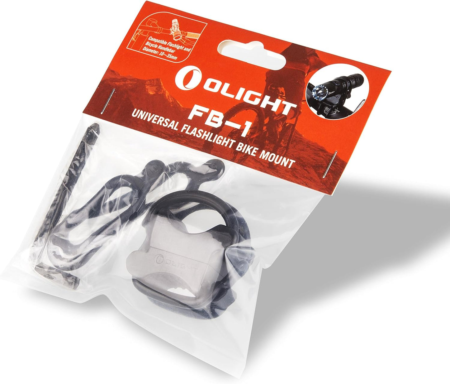 OLIGHT FB-1 Universal Flashlight Bike Mount for Flashlight (Bicycle Lighting Mount Accessories)