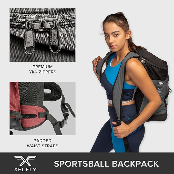 Basketball Backpack with Ball Compartment