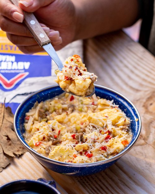 Mountain House 2-Servings Veggie Chorizo Breakfast Scramble & Breakfast Skillet Freeze-Dried Backpacking Camping Food Gluten-Free