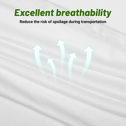 warmfarm 5 Pack Elk Game Bags with Reflective Strips,Reusable Stretchy Game Meat Bags - Breathable, Durable Nylon Polyester Cotton Blend (5, White)