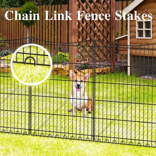 MSWY Rebar Stakes 12 Inch 20 Pack J Hook Ground Stakes Heavy Duty Chain Link Fence Stakes Galvanized Anchors Metal Tent Stakes for Wire Fencing Concrete Forming Trampolines Camping Canopies Shed Swing