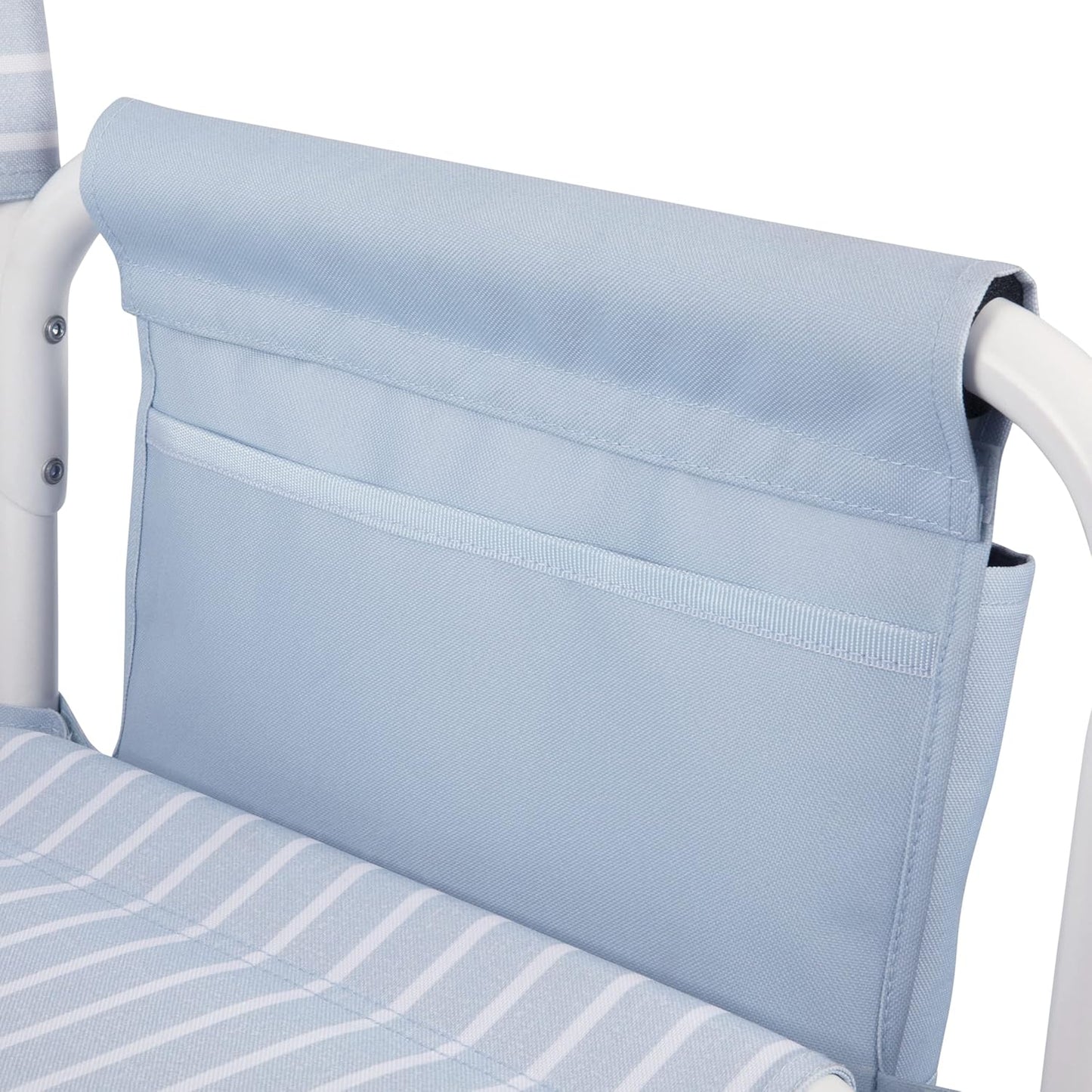 Picnic TIME Outdoor Directors Chair with Side Table, Beach Chair for Adults, Camping Chair with Table