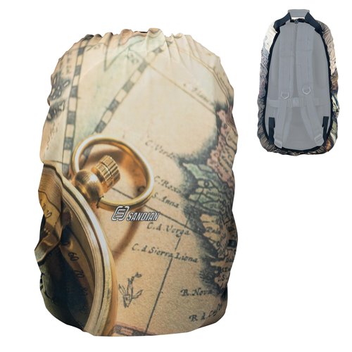 SANDIAN, All Backpack Rain Cover, Stretch Fits Most 25-80L Capacity, Strong TPU Coated, All Weather Resistant, Anti-Slip, Lightweight, Universal Fit with Plastic Stopper (Voyager)