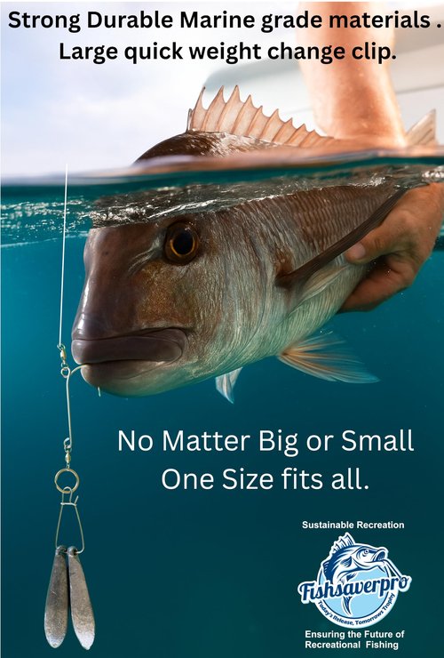Fishsaverpro Fish Descending Return Device - 2 Pack- Compact & Reliable Release Device Built for Long Life. No Mechanical Release to Fail. Great for red Snapper. Unlike Venting Tools NOAA Preferred.