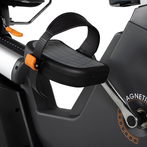 Elite RB X Recumbent Exercise Bike - FreeSync FTMS Bluetooth Smart App Connectivity - Compact 49" (L) - Oversized Soft 4-Way Adj. Seat - 350 lb Cap. - Low Step-Thru Design - Commercial Grade