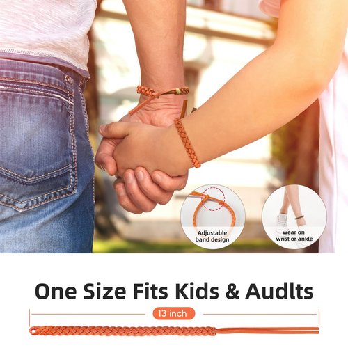 BuggyBands 12 Pack Mosquito Repellent Bracelets, DEET-Free, Individually Wrapped PU Leather Insect & Bug Repellent Wrist Bands