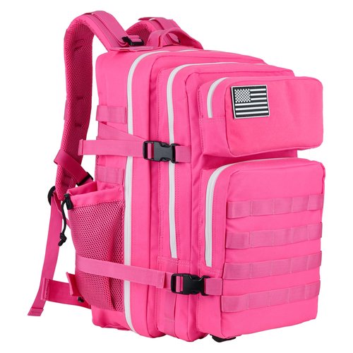 KXBUNQD Military Tactical Backpack - 45L Molle Assault Pack for 3-Day Survival, Gym, Hunting, and Daily Use - Versatile Military Backpack & Trekking Day Pack