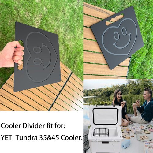 Cooler Divider, YETI Tundra 35&45 Cooler Divider Cutting Board, Cutting Board and Dividers - Specifically Designed for Compatible with The Yeti Tundra 35&45 Quart Models Coolers.
