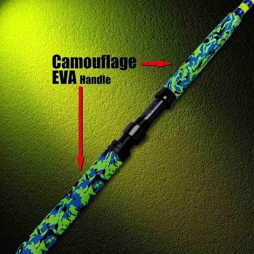 Fiblink Catfish Fishing Rods, 1 Piece/2 Piece Catfishing Pole, Medium Heavy Catfish Cat Casting Rod (7'6"/8'6’/9'6”) (2pc - 8'6"MH (10-50lbs))