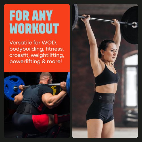 NEW - Mava Sports Weightlifting Belt for Men and Women, Weight Belt with Chain for Pullup, Gym Lifting Belt for Powerlifting, Squat, Bodybuilding, Heavy Duty Steel, Workout Belt with Comfortable Support