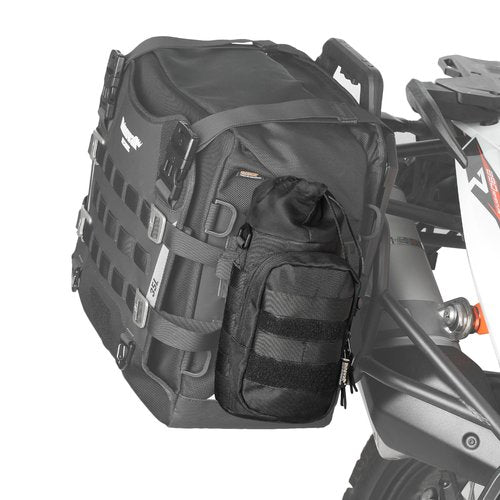 Rhinowalk Motorcycle Water Bottle Holder Bag Tactical Pouch with Drawstring Molle Insulated Bottle Bag to Keep Warm Cool