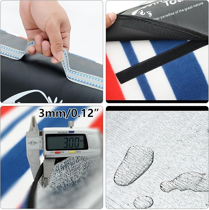 Wind Tour Family Outdoor Waterproof Durable Picnic Blankets with Carry Strap Foldable Sandproof Picnic Floor Mat for Kids Playground Camping Hiking Grass Travelling (1, Star -150 * 200cm)