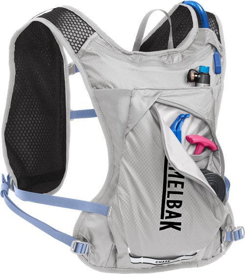 CamelBak Women's Chase Race 4 Hydration Vest- for Gravel, Mountain, Bikepacking and Endurace Cycling- 1.5L Reservoir, Vapor Blue