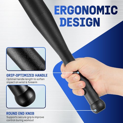 Metal Indian Clubs - 5, 10, 15 lb - Set