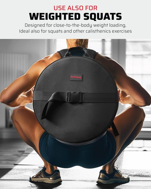THEFITGUY Calisthenics Power Pack – Weighted Dip Belt and Gym Plate-Loaded Backpack | Boost Strength with Secure Dip Training & Bodyweight Resistance | For Pull-Ups, Dips, Push-Ups, Squats