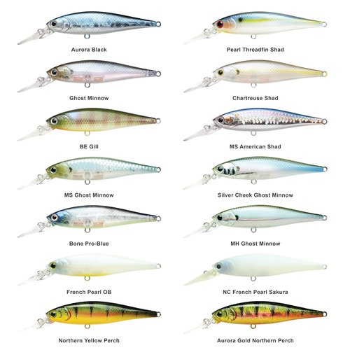 Lucky Craft Pointer 78DD Fishing Lures for Freshwater, 3" Suspending Jerkbait, Trout, Bass Lures, Tournament Winning, Premium Lake Fishing Gear, 545 NC French Pearl Sakura