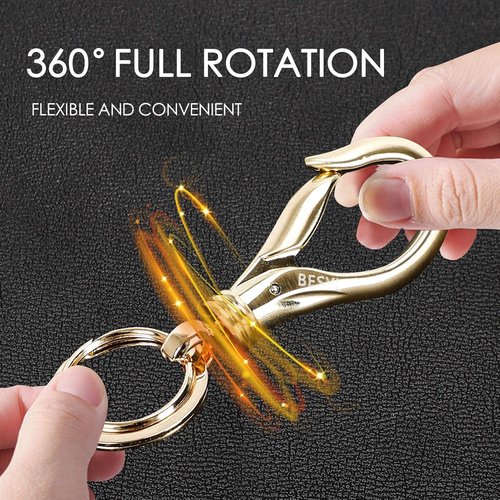 Commerce Keychain with 2 Key Rings, Office and School Heavy Duty Car Key Chain for men and women.