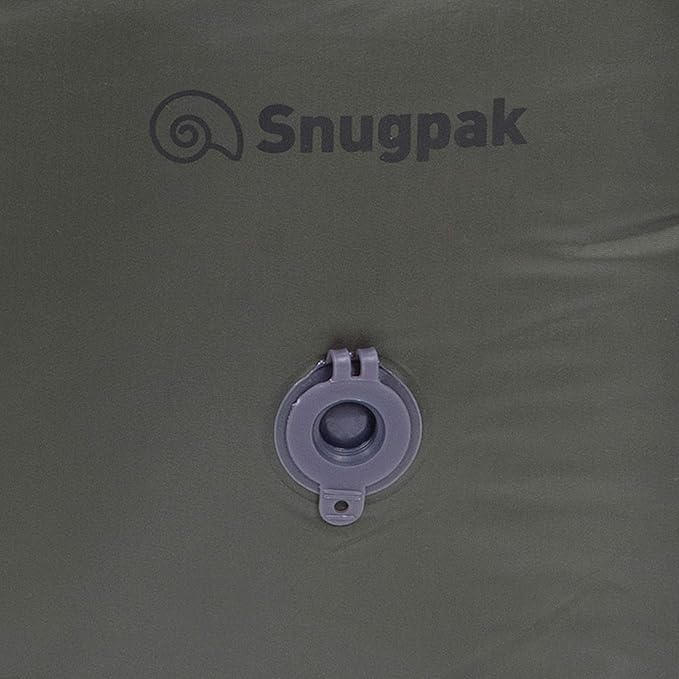 Snugpak Dri-Sak with Air Valve, Waterproof Storage Bag with Roll and Clip Seal, 20 Liter, Olive