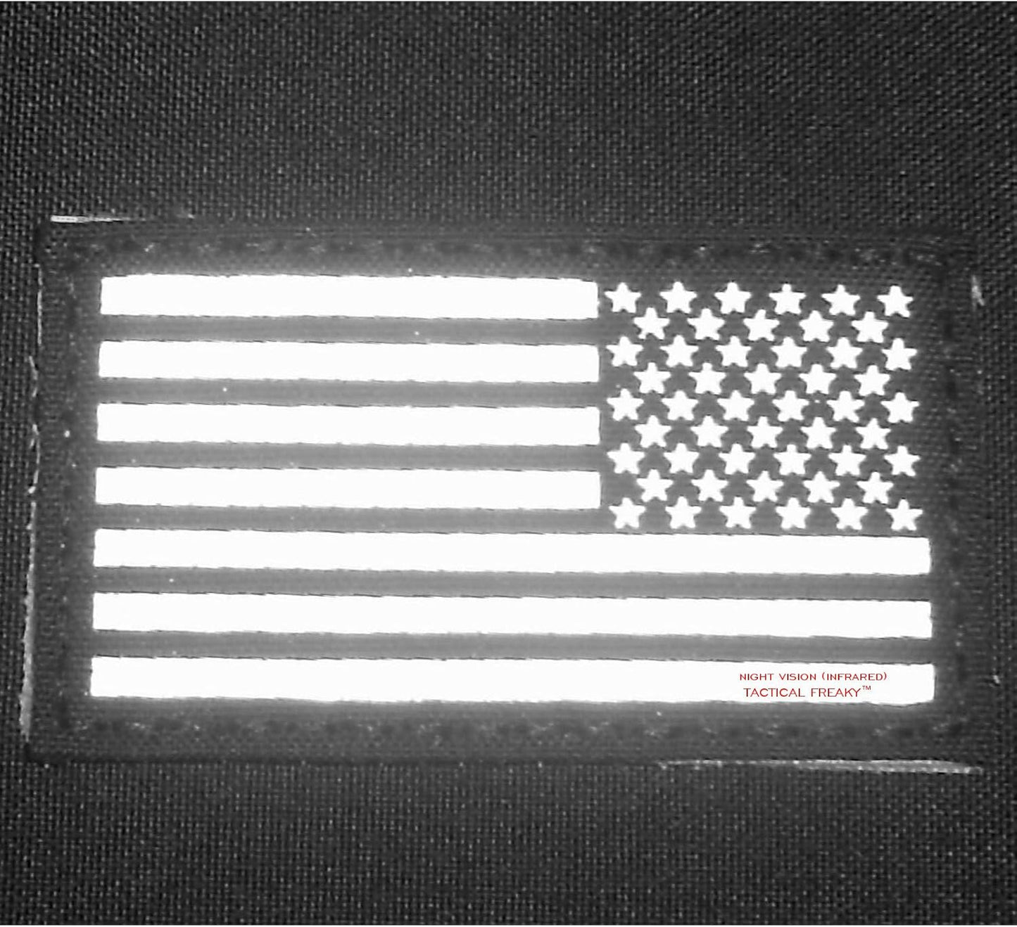 mult1cam Infrared IR USA American Reversed Flag 3.5x2 IFF Tactical Morale Fastener Patch (Multicam)