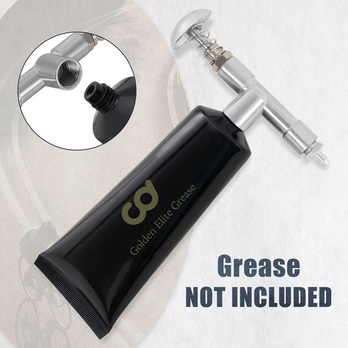 CyclingDeal Quality Mini Grease Gun Injector - 80c.c. 3 oz One-Hand Operation Small Pistol Grip Compact Dispenser Injector (Head ONLY)