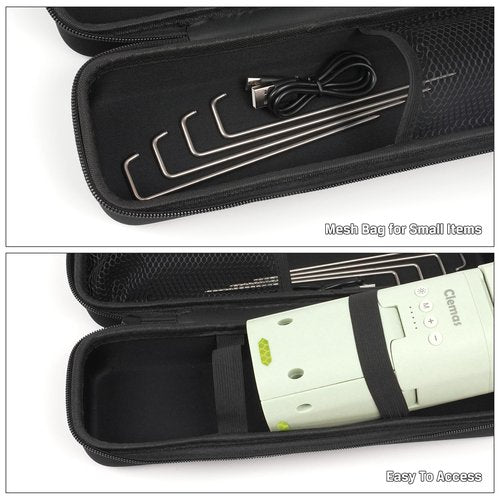 Clemas Storage Case for Clemas, BougeRV, SakerPlus, and DUSKTEC Telescopic Camping Light and Led Multifunction Magnetic Lanterns, Rechargeable Outdoor Camping Lantern Bag-(Box Only)