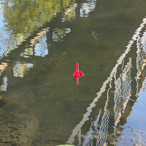 MakerMeech Funny Finger Fishing Bobber, Red, 1 Count